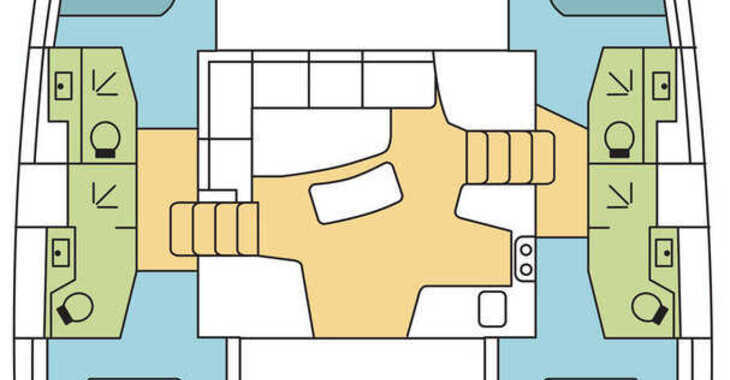 Noleggiare catamaran in Jolly Harbour - Lagoon 42 - 4 + 2 cab.