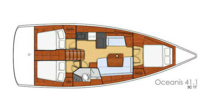 Rent a sailboat in Port of Pollensa - Oceanis 41.1 Performance