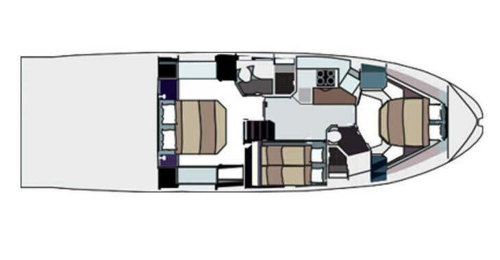 Rent a yacht in Marina Mandalina - Azimut Atlantis 50 HT
