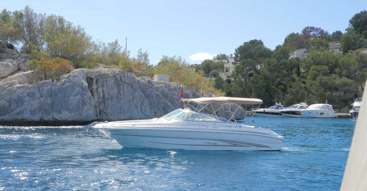 Chartern Sie schlauch-/beiboot in Santa Ponsa - Sea Ray 280 