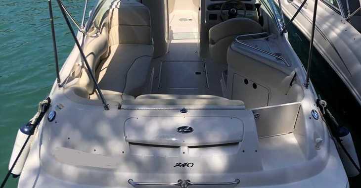 Rent a motorboat in Santa Ponsa - Sea Ray 240 Sundeck (Only Day Charter)