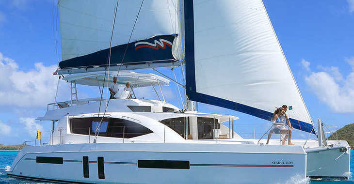 Rent a catamaran in Marina Fort Louis - Moorings 5800 (Crewed)