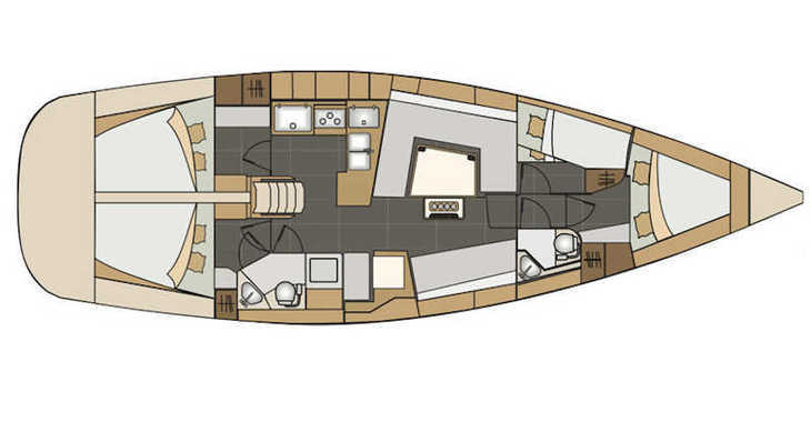 Chartern Sie segelboot in SCT Marina Trogir - Elan 45 Impression