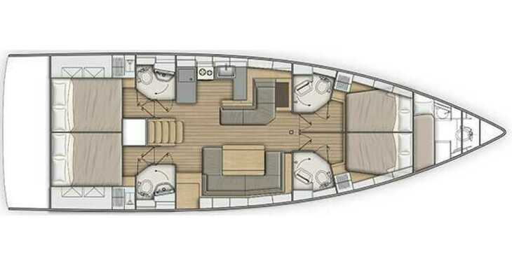 Louer voilier à SCT Marina Trogir - Oceanis 51.1