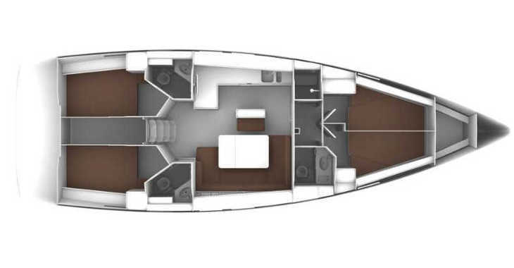 Rent a sailboat in Mandraki - Bavaria 46 - Cruiser