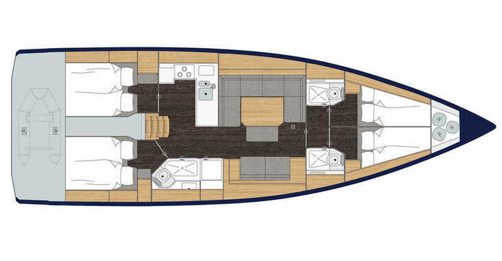 Louer voilier à Lavrion Marina - Bavaria C45 Style