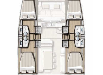 Alquilar catamarán en Marina Frapa - Bali 4.0 - 4 cab.