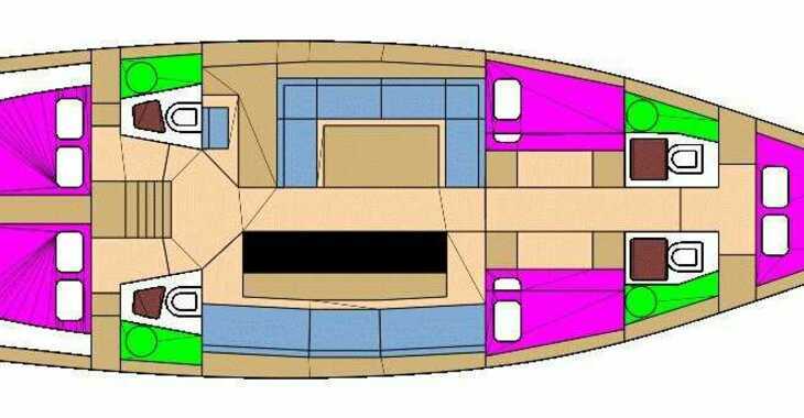 Louer voilier à Trogir (ACI marina) - D&D Kufner 54.2