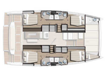 Noleggiare catamaran in Marina Tankerkomerc - Bali 4.6