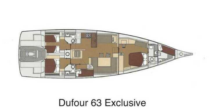 Chartern Sie segelboot in Marina Kremik - Dufour 63 Exclusive