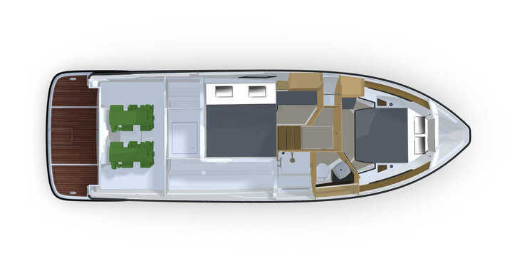 Rent a motorboat in SCT Marina Trogir - Grandezza 37 CA