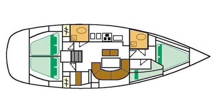 Chartern Sie segelboot in Marina Skiathos  - Oceanis 411 Clipper