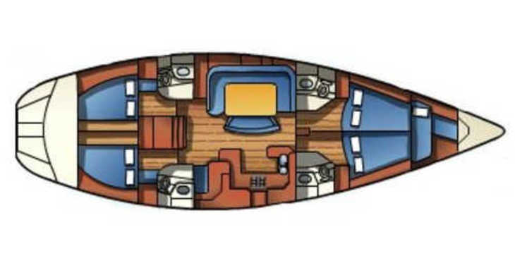 Rent a sailboat in Mykonos - Ocean Star 51.1