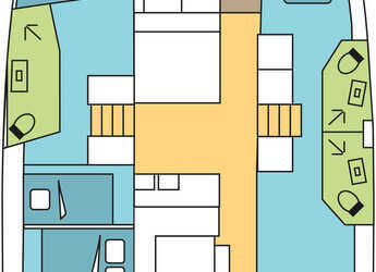 Chartern Sie katamaran in Palm Cay Marina - Bali 4.6 - 5 cab.