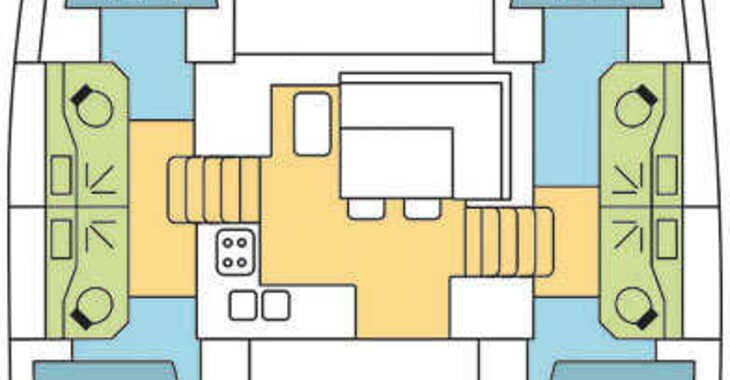 Noleggiare catamaran in Jolly Harbour - Lagoon 40 - 4 + 2 cab 