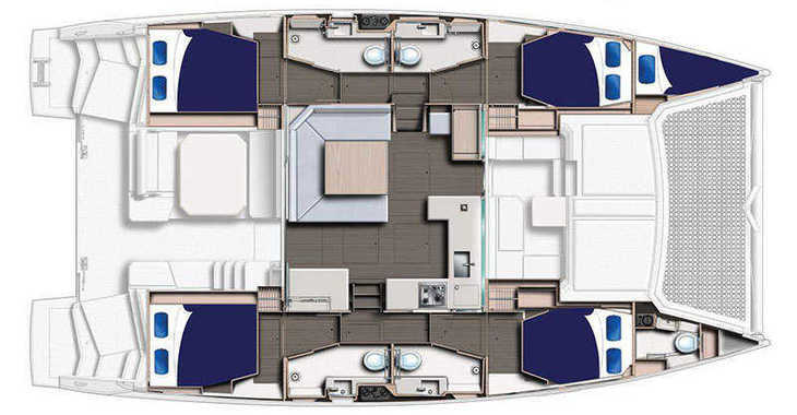Louer catamaran à Nelson Dockyard - Moorings 4500 (Club)