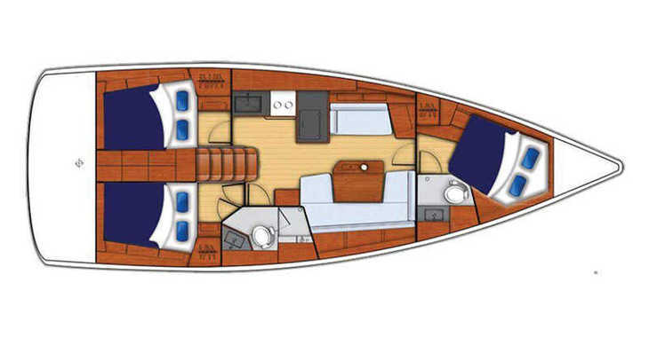 Rent a sailboat in Placencia - Moorings 42.1 (Club)