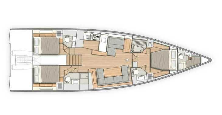 Chartern Sie segelboot in ACI Marina Split - Oceanis Yacht 54