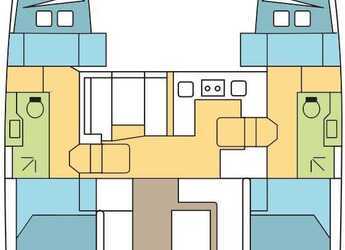 Chartern Sie katamaran in Anse Marcel Marina (Lonvilliers) - Nautitech 40 Open - 4 + 1 cab.