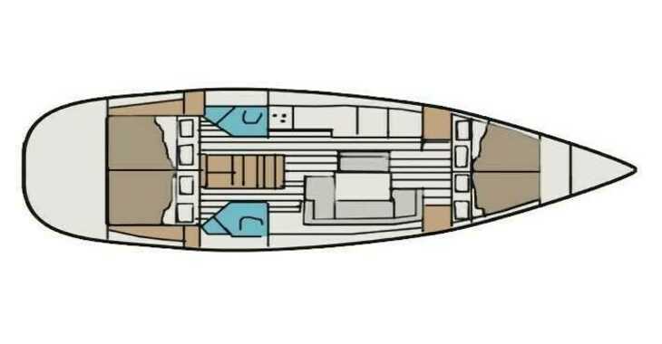 Chartern Sie segelboot in Cala dei Sardi - Sun Odyssey 44i
