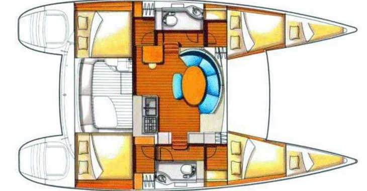 Louer catamaran à Club Náutico Ibiza - Lagoon 380 S2