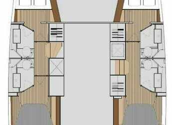 Rent a catamaran in Lavrion Marina - Fountaine Pajot Isla 40 - 4 cab.