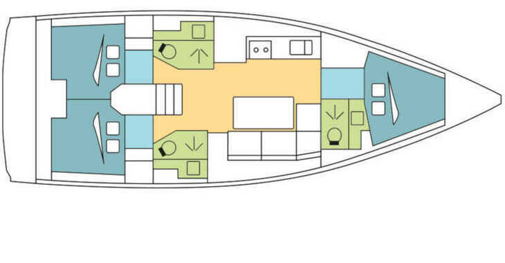 Chartern Sie segelboot in Marina Kremik - Dufour 390 Grand Large