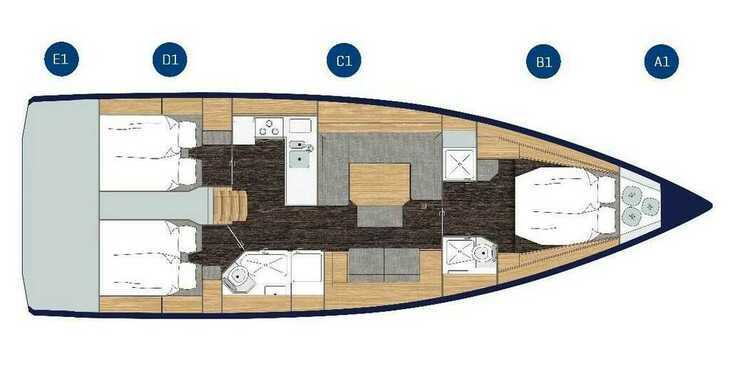Louer voilier à Veruda - Bavaria C45 Style
