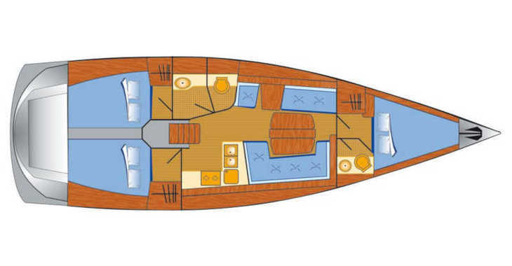 Rent a sailboat in Punat Marina - Dehler 42