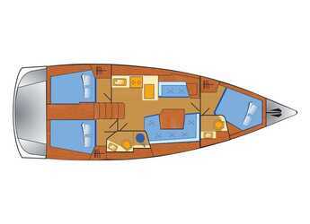 Rent a sailboat in Marina Frapa - Oceanis 41.1