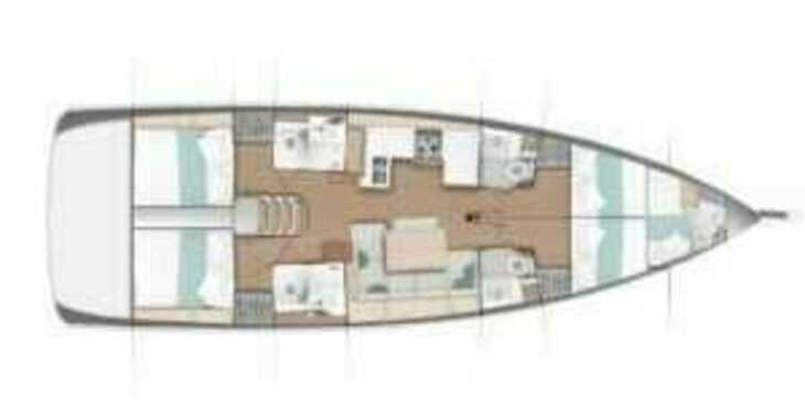 Louer voilier à Marina Gouvia - Sun Odyssey 490 4 cabins