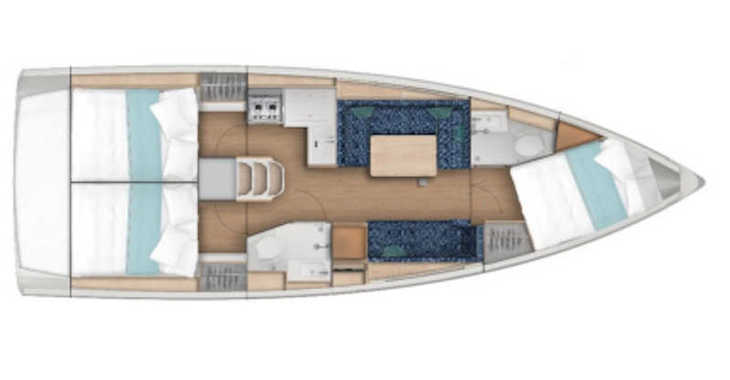 Rent a sailboat in Nidri Marine - Sunsail 38.0 (Premium)