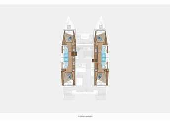 Rent a catamaran in Kos Marina - Lagoon 46 A/C & GEN & WM