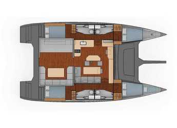 Louer catamaran à Marina Kastela - Luna 49