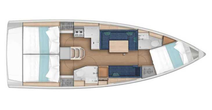 Chartern Sie segelboot in Bodrum Marina - Sun Odyssey 380