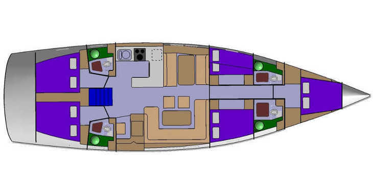Rent a sailboat in Punat Marina - D&D Kufner 54.2