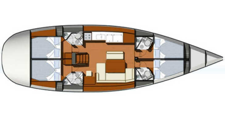 Rent a sailboat in Lavrion Marina - Sun Odyssey 49i