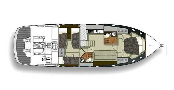 Chartern Sie motorboot in Punat - Cranchi M44 HT