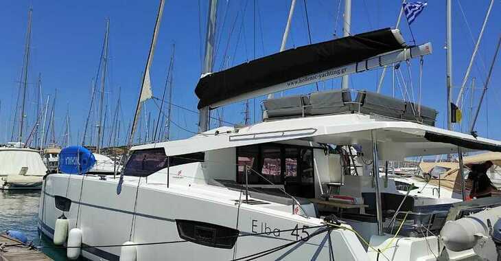 Rent a catamaran in Lavrion Marina - Fountain Pajot Elba 45