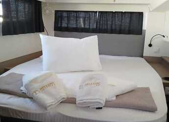 Rent a catamaran in Lavrion Marina - Fountain Pajot Elba 45