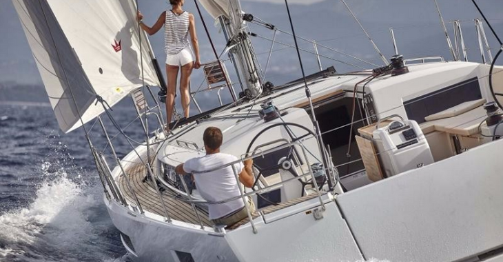 Rent a sailboat in Ece Marina - Sun Odyssey 490 - 5 cab.
