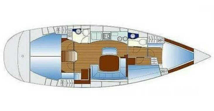 Louer voilier à Rhodes Marina - Bavaria 44