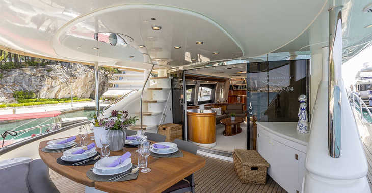 Rent a yacht in Marina Kastela - Sunseeker Manhattan 84