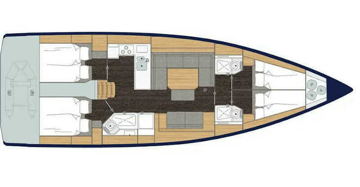 Louer voilier à Marina Skiathos  - Bavaria C45 4cbs