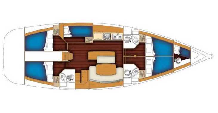 Louer voilier à Perigiali Quay - BENETEAU Cyclades 50.5 2009-10 REFIT 2019