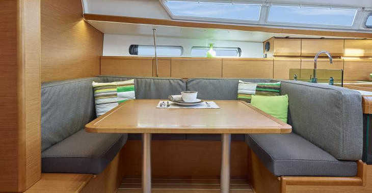 Rent a sailboat in Perigiali Quay - JEANNEAU S. O. 419   2017