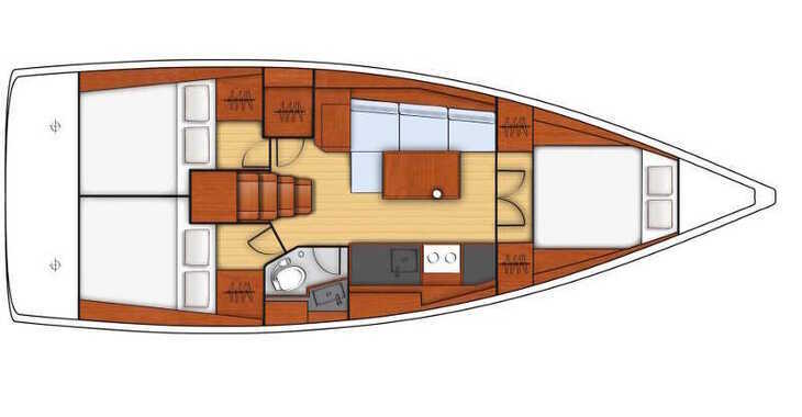 Chartern Sie segelboot in Club Nàutic Estartit - Oceanis 38.1