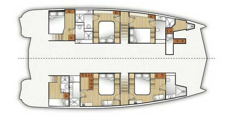 Rent a catamaran in Lavrion Marina - Moon Yacht 60 