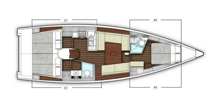 Chartern Sie segelboot in Marina Frapa - X-Yacht 4-3