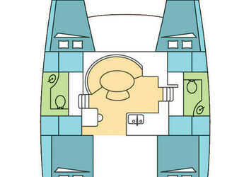 Louer catamaran à Stock Island Marina Village  - Lagoon 380 - 4 cab.